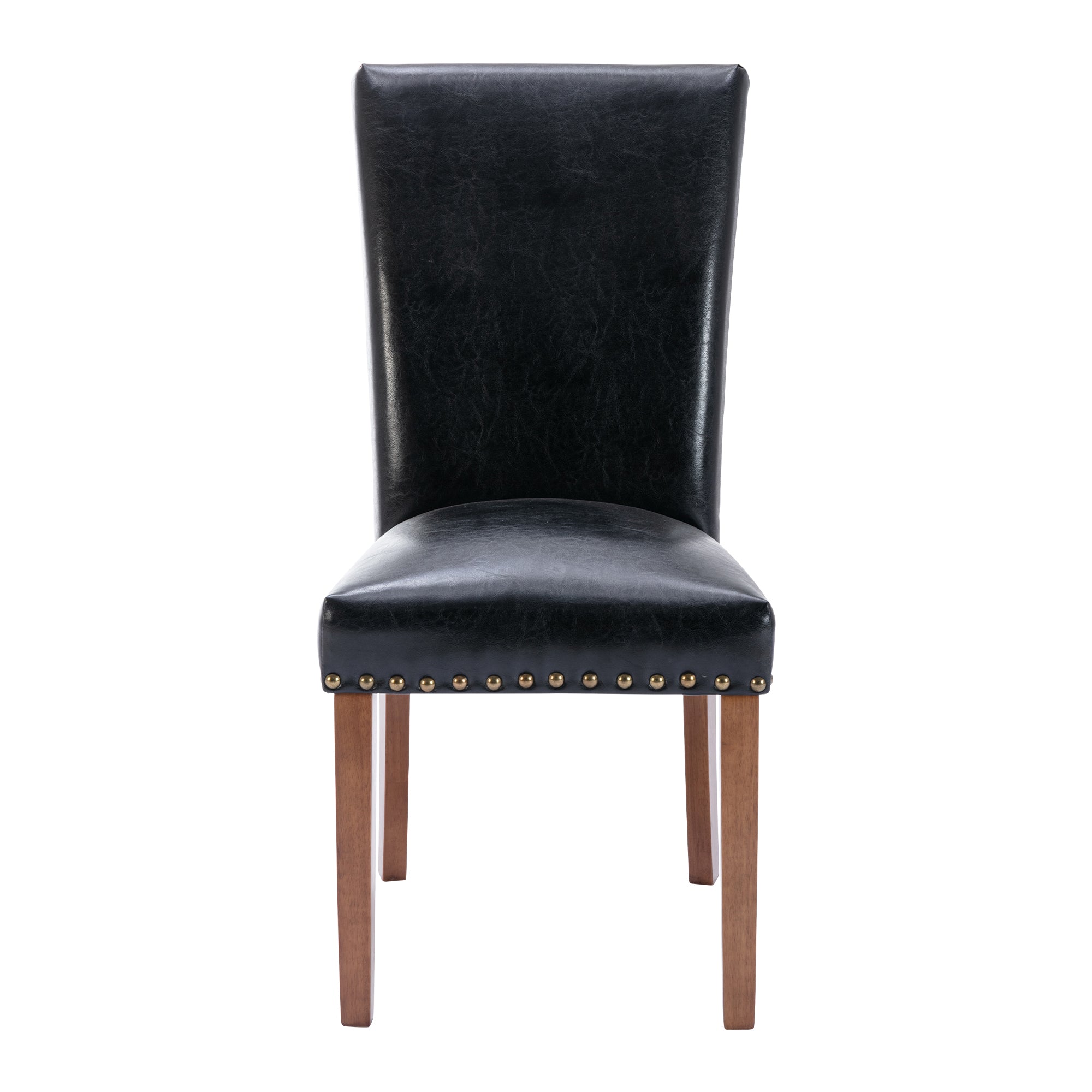 COLAMY Nailhead Trim Parsons Dining Chair