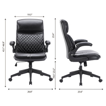 COLAMY 270LBS Ergonomic Office Chair with Diamond Shape Padded Back Model.5133