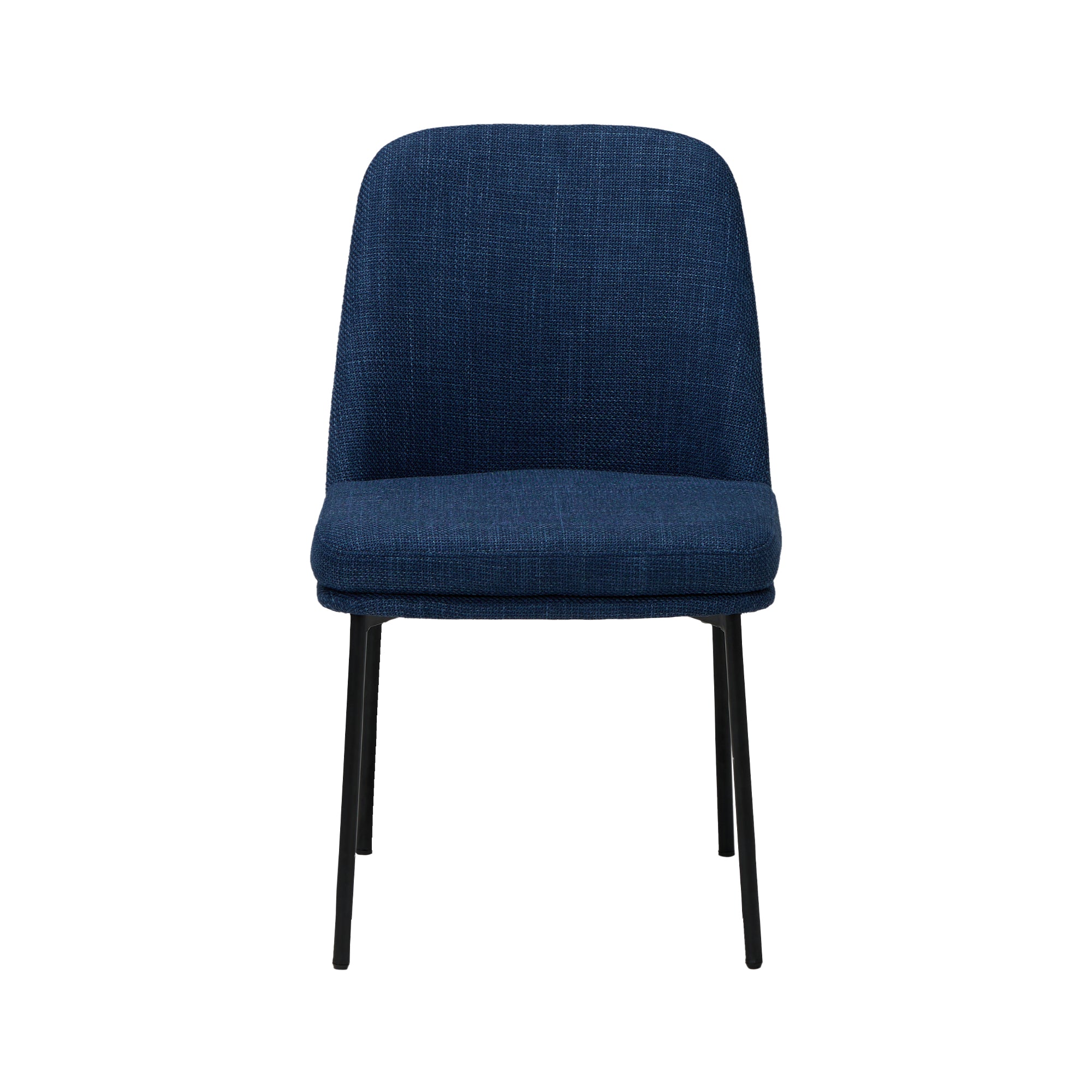 COLAMY Upholstered Curved Back Dining Chairs