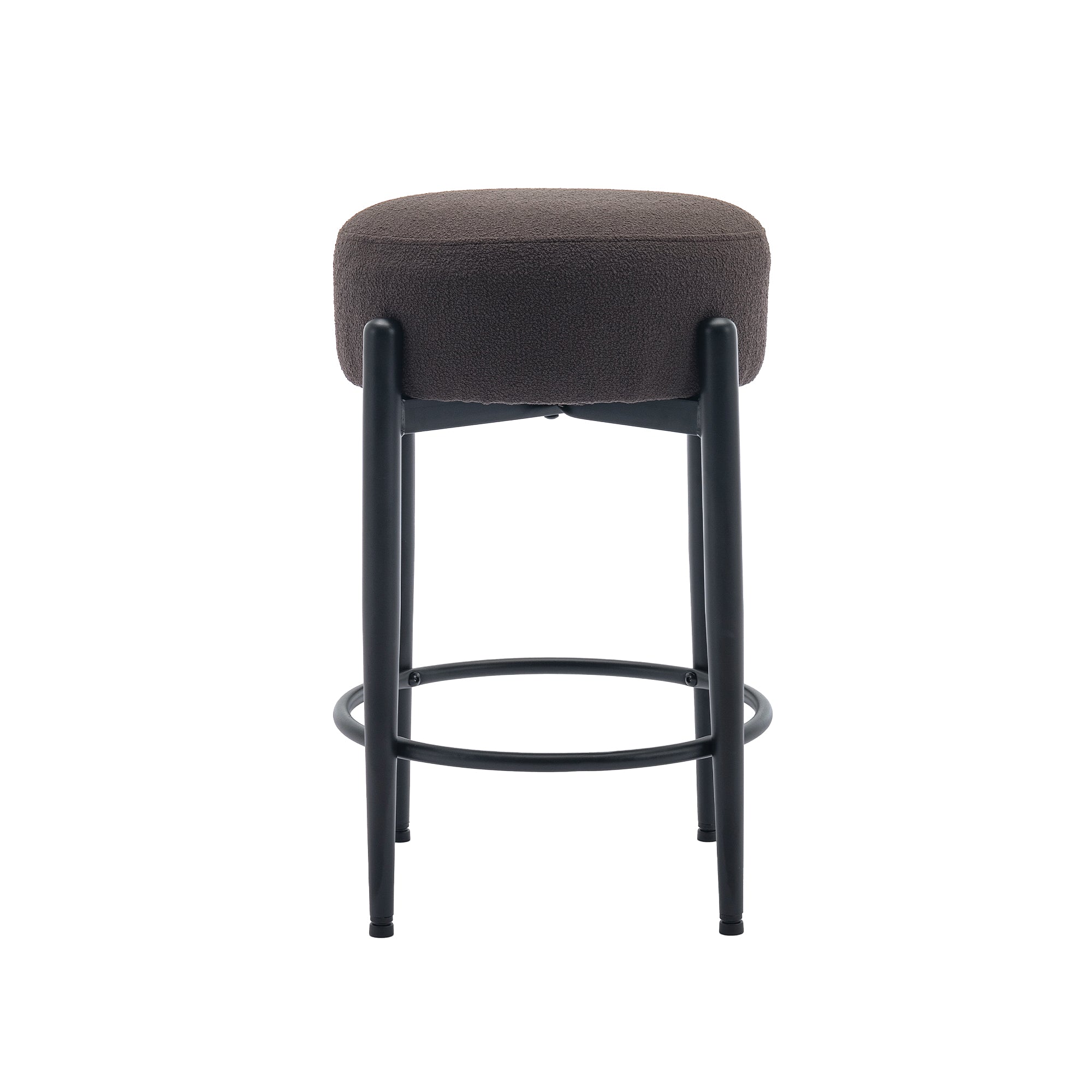 COLAMY Round Backless Seat Bar Stool