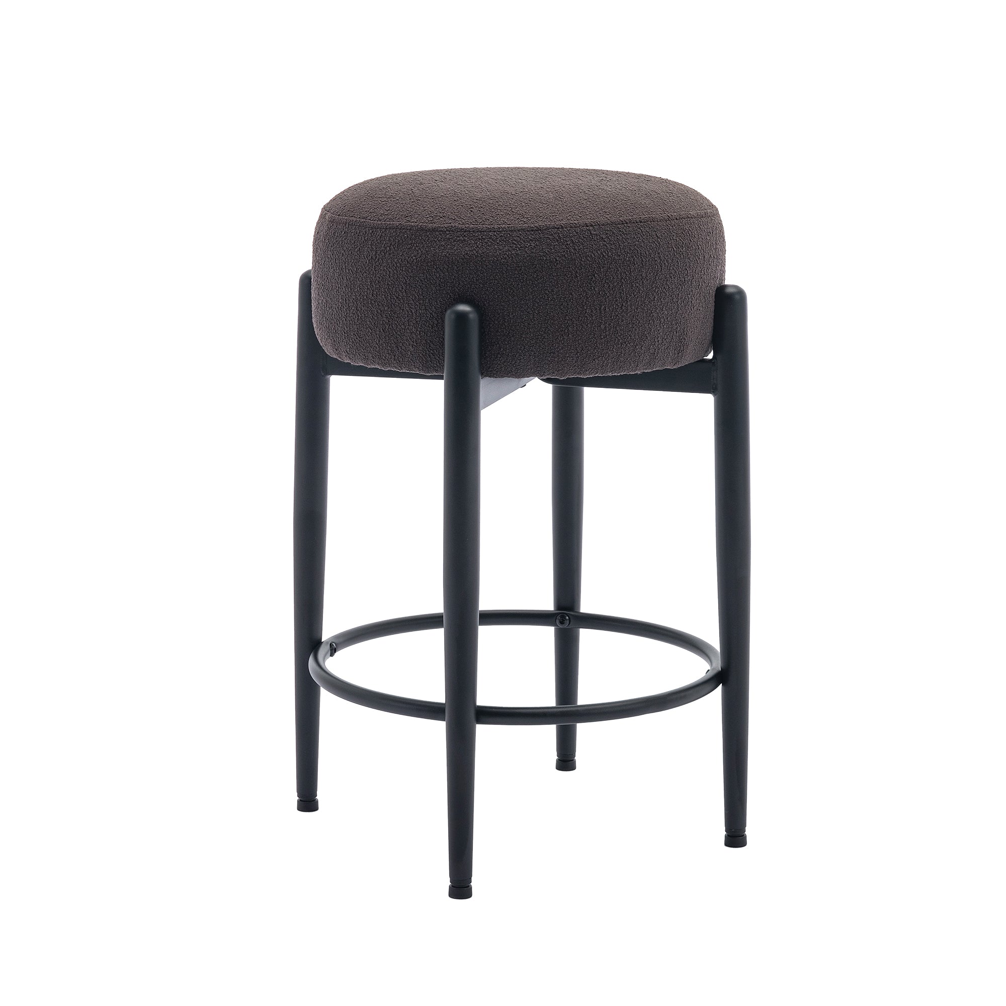 COLAMY Round Backless Seat Bar Stool