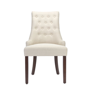 COLAMY Scoop Back Dining Chair