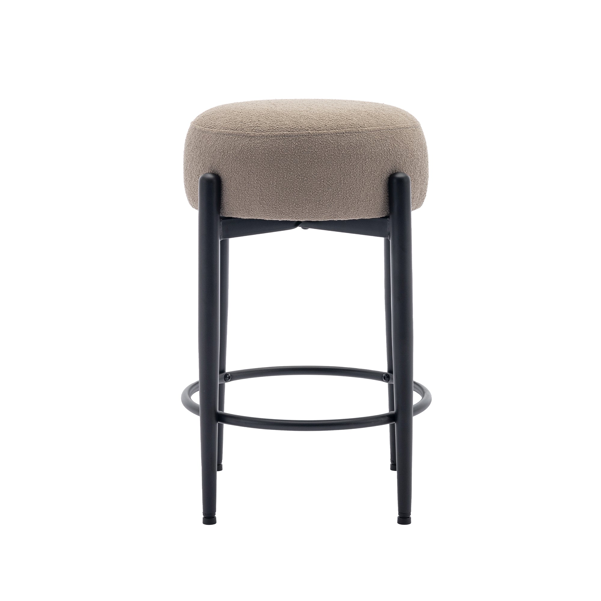 COLAMY Round Backless Seat Bar Stool