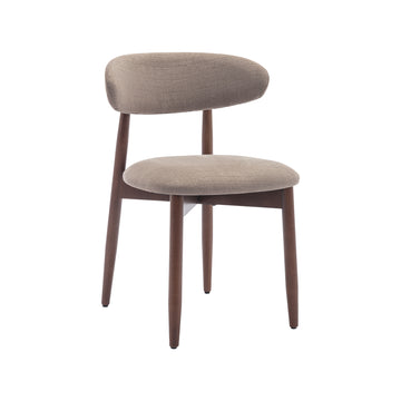 COLAMY Upholstered Open Back Dining Chair