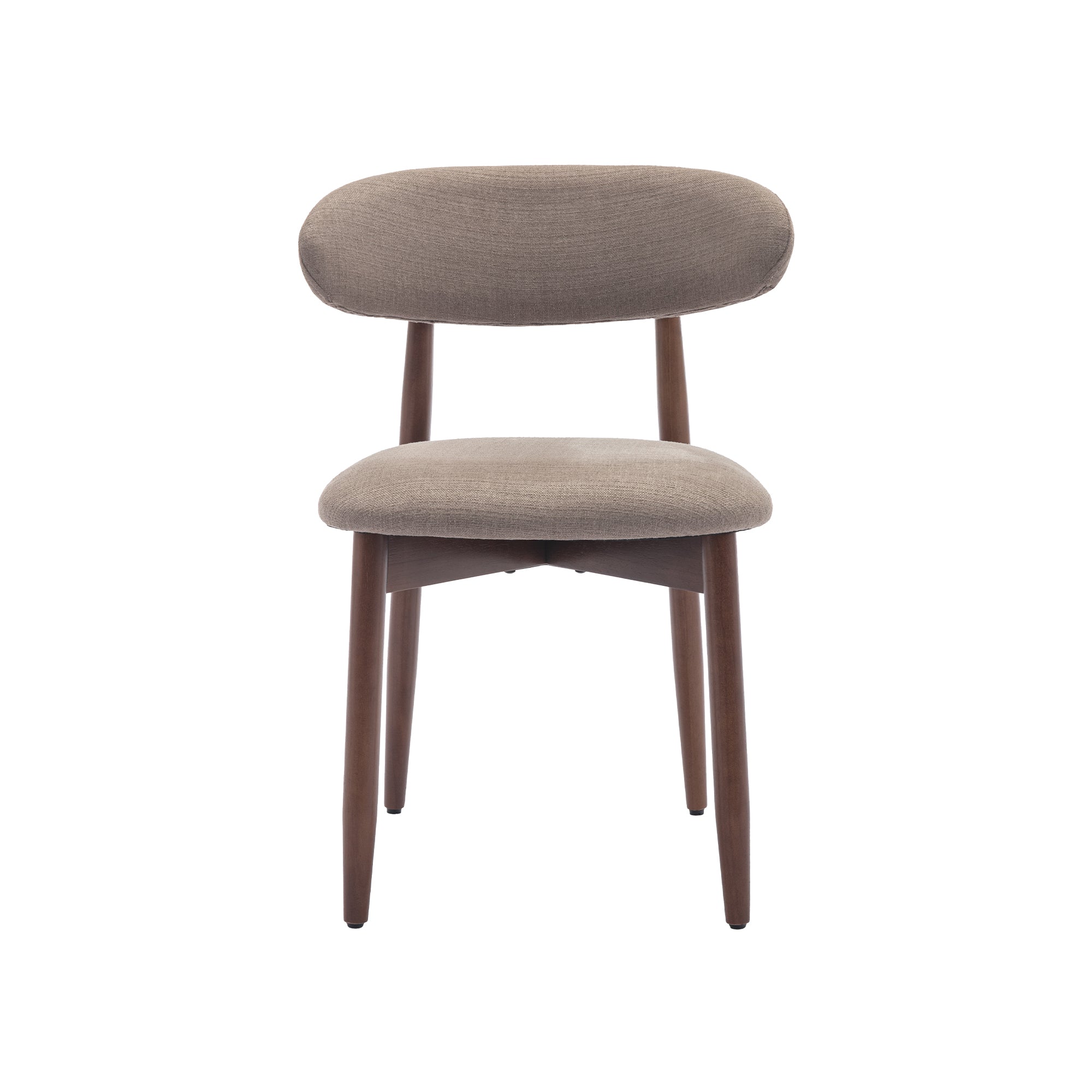 COLAMY Upholstered Open Back Dining Chair