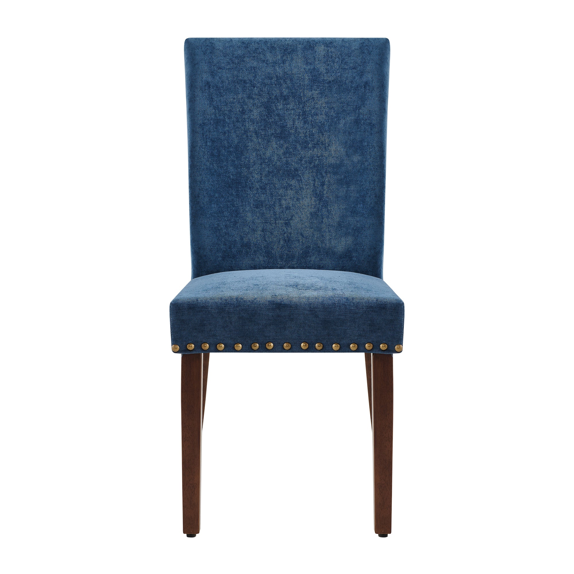 COLAMY Nailhead Trim Parsons Dining Chair