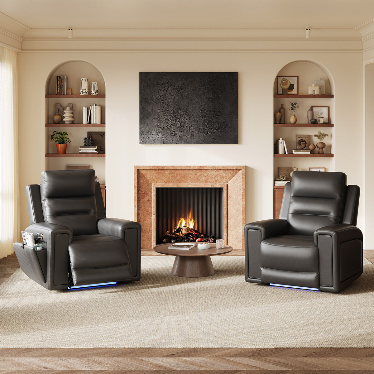 COLAMY AURA Power Recliner with Ambient Lighting