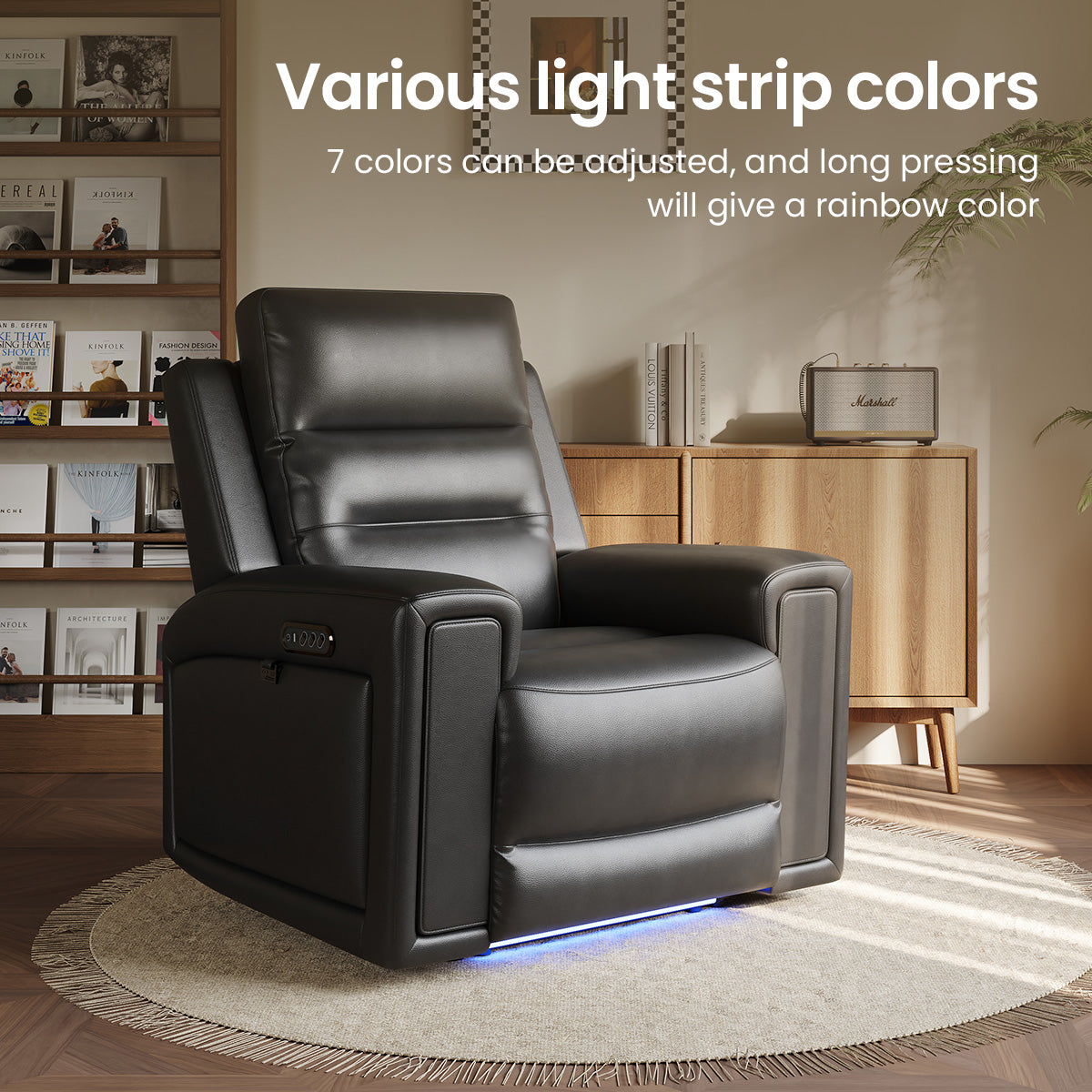 COLAMY AURA Power Recliner with Ambient Lighting