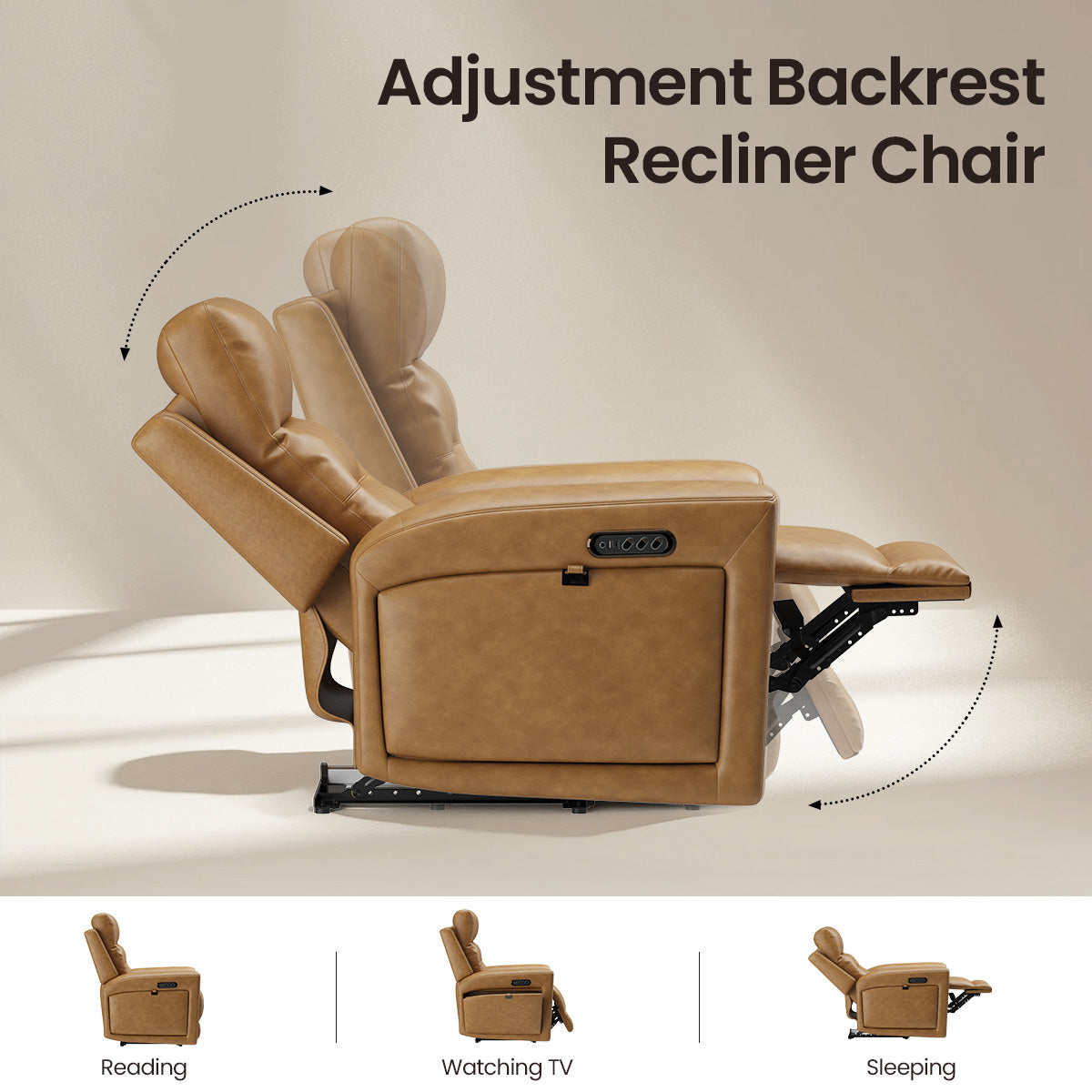 COLAMY AURA Power Recliner with Ambient Lighting
