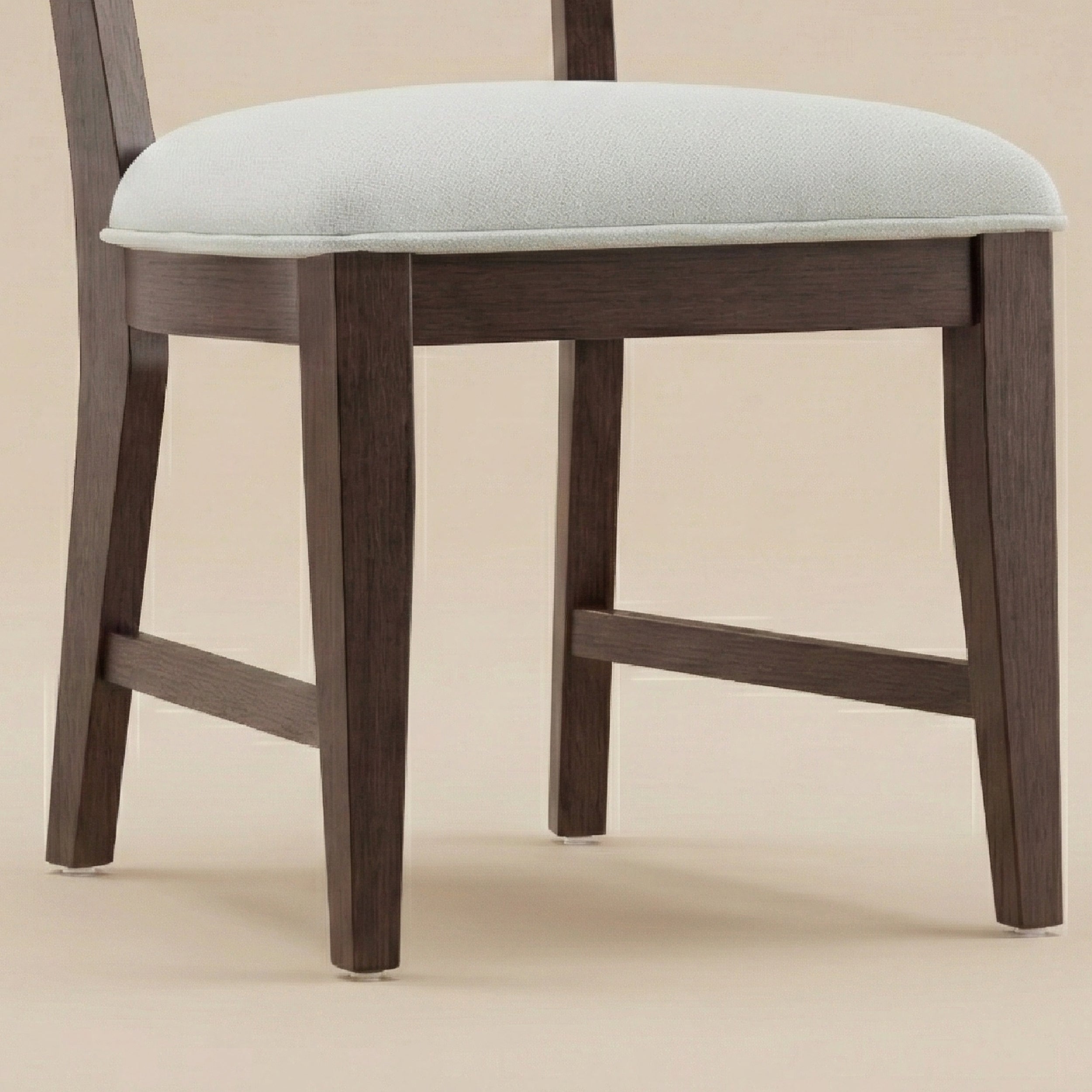 COLAMY PURA Solid Wood Dining Chair with OEKO-TEX® Fabric