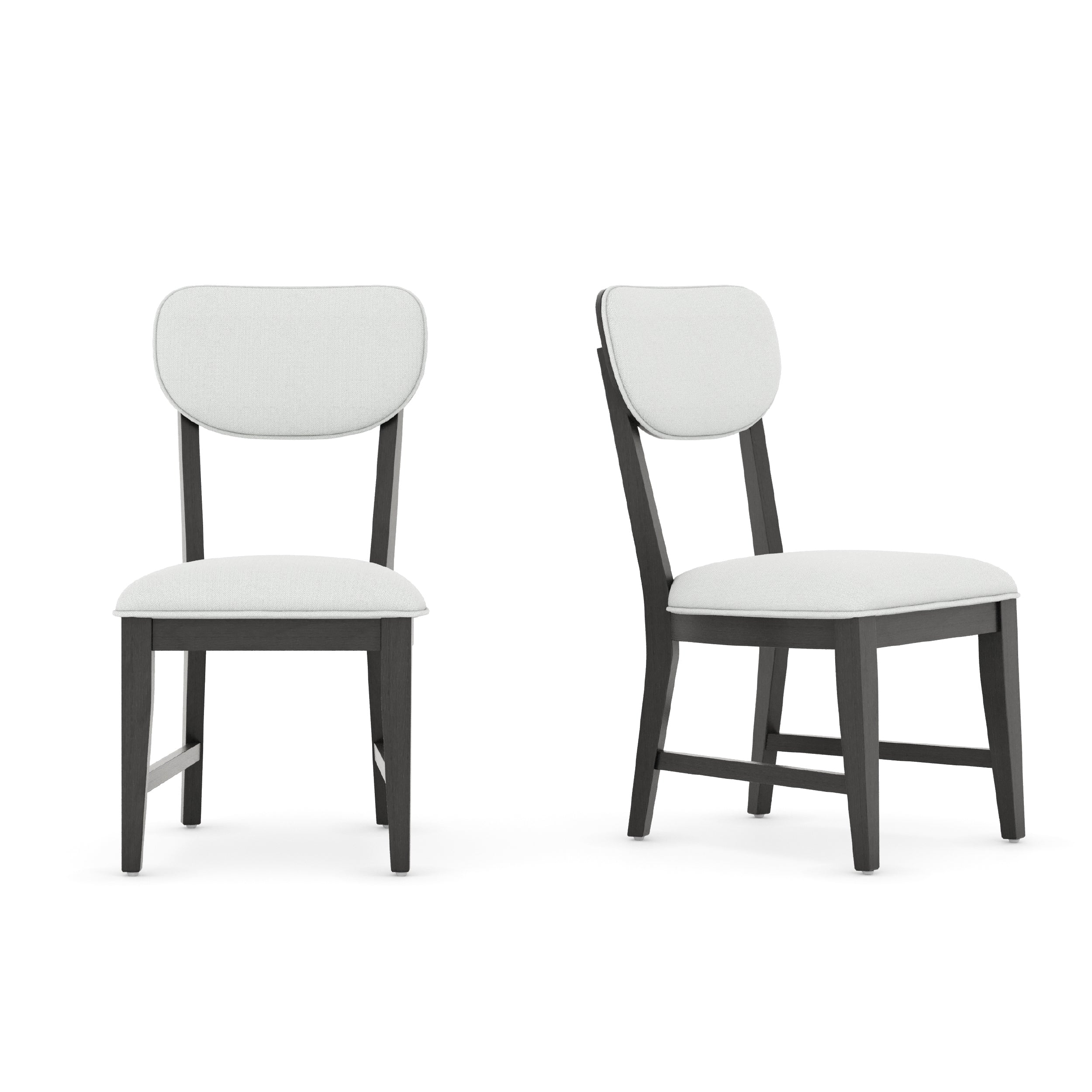 COLAMY PURA Solid Wood Dining Chair with OEKO-TEX® Fabric
