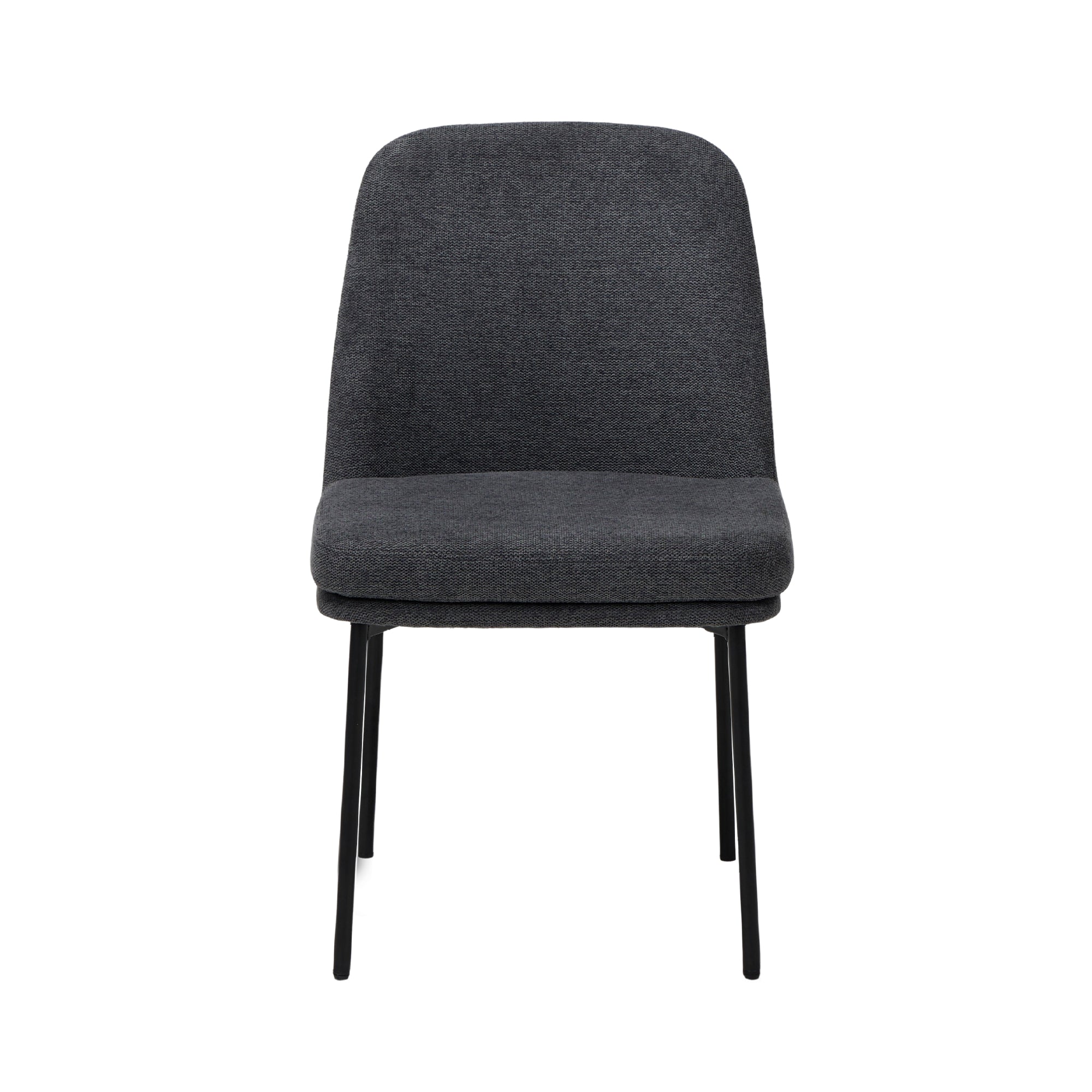 COLAMY Upholstered Curved Back Dining Chairs