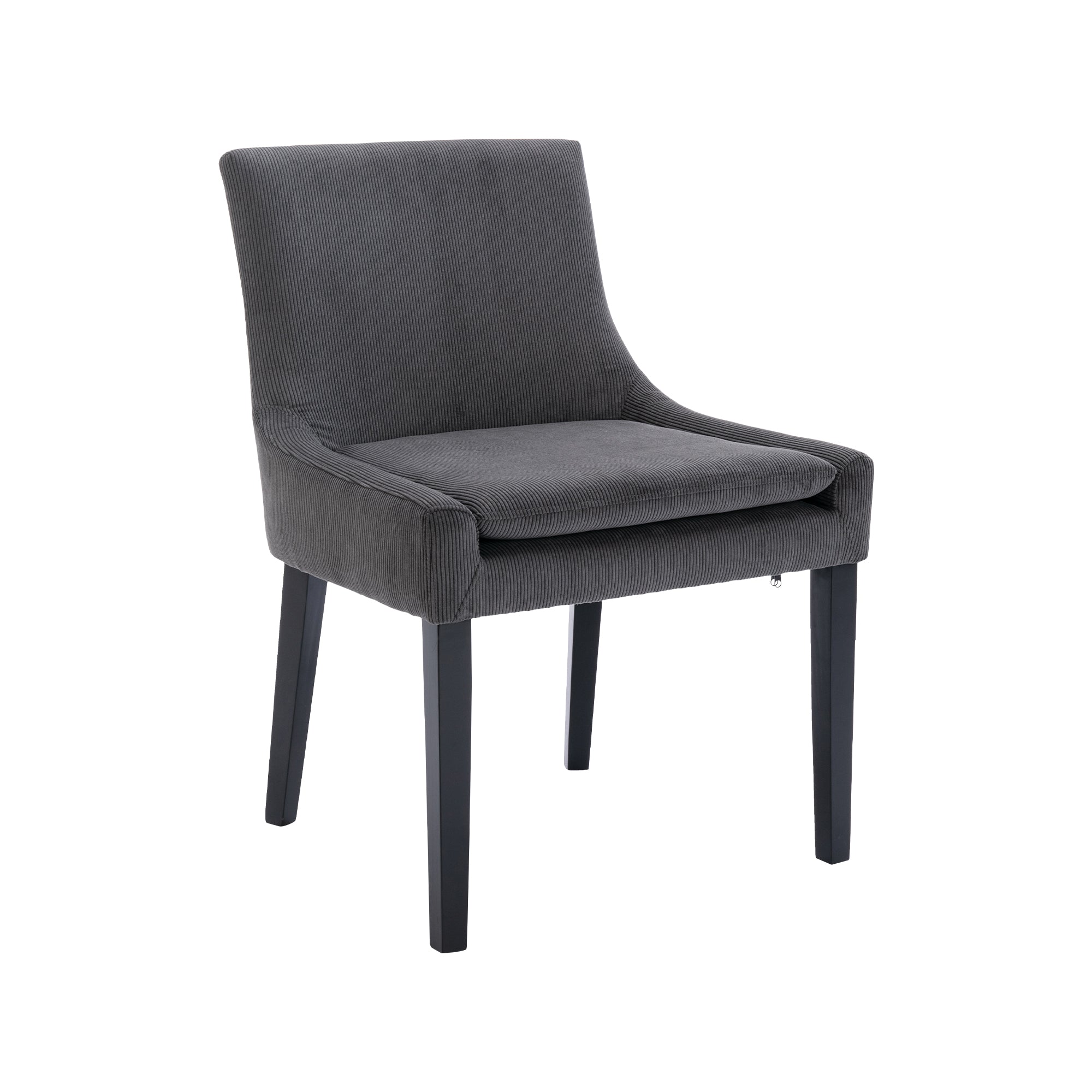 COLAMY Upholstered Corduroy Dining Chair
