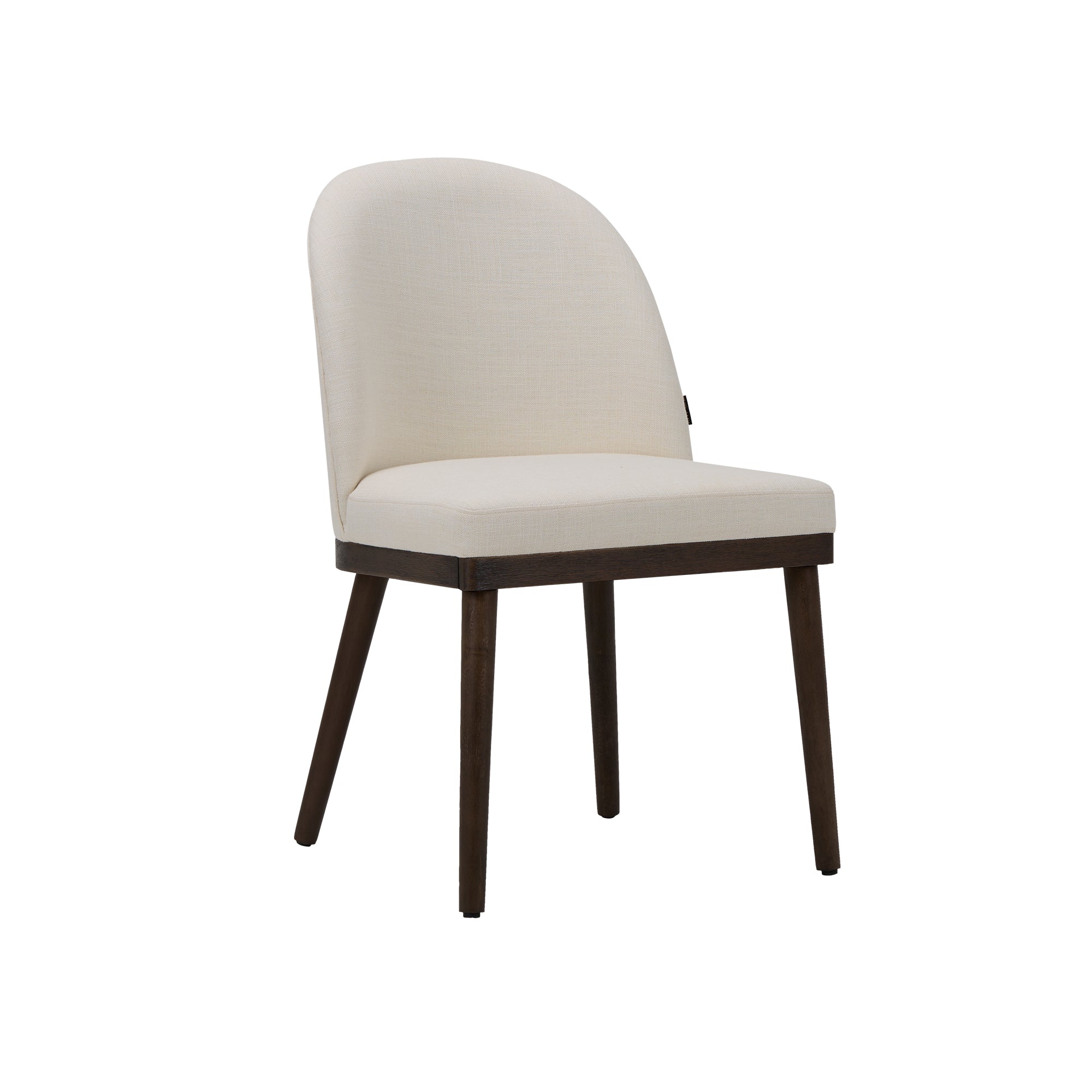 COLAMY Upholstered Mid-back Dining Chair