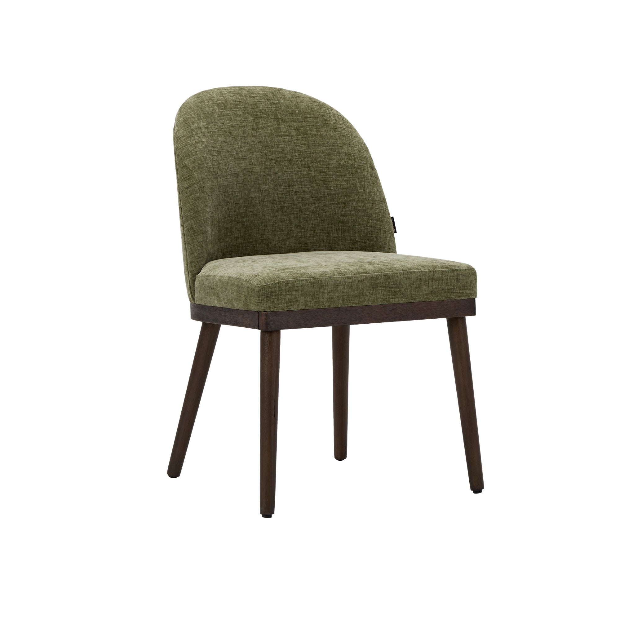 COLAMY Upholstered Mid-back Dining Chair