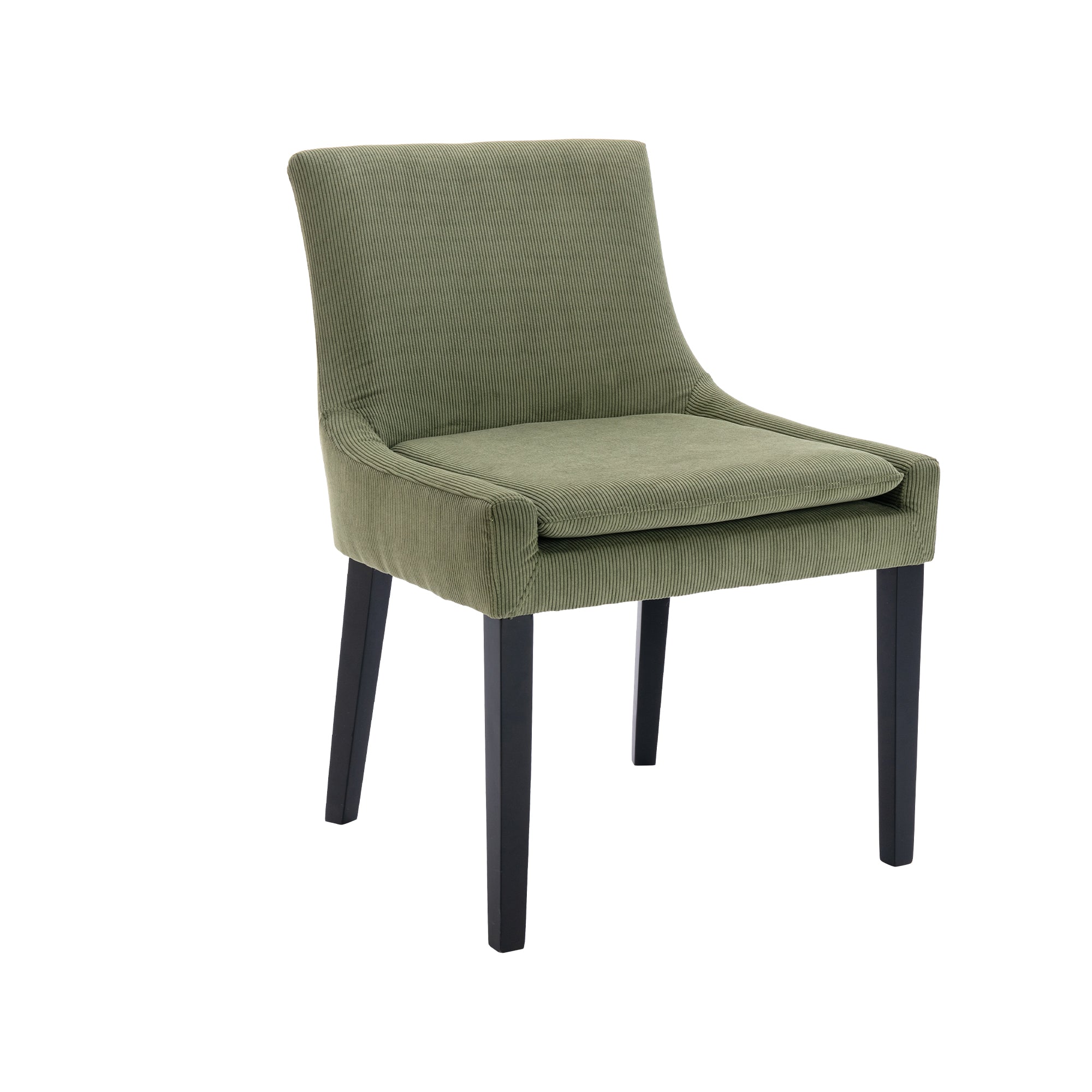 COLAMY Upholstered Corduroy Dining Chair