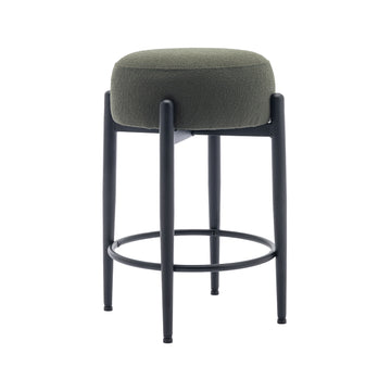 COLAMY Round Backless Seat Bar Stool