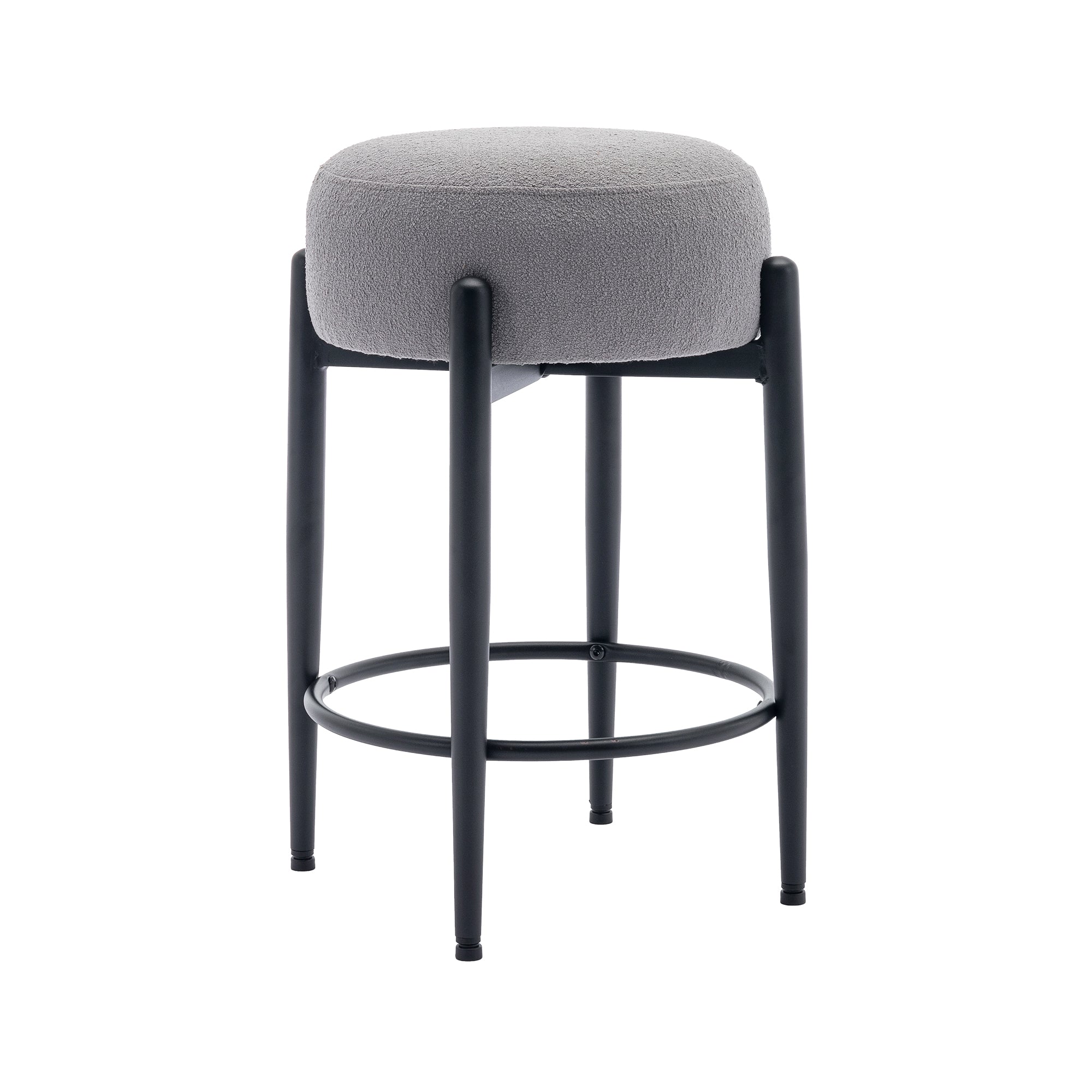 COLAMY Round Backless Seat Bar Stool