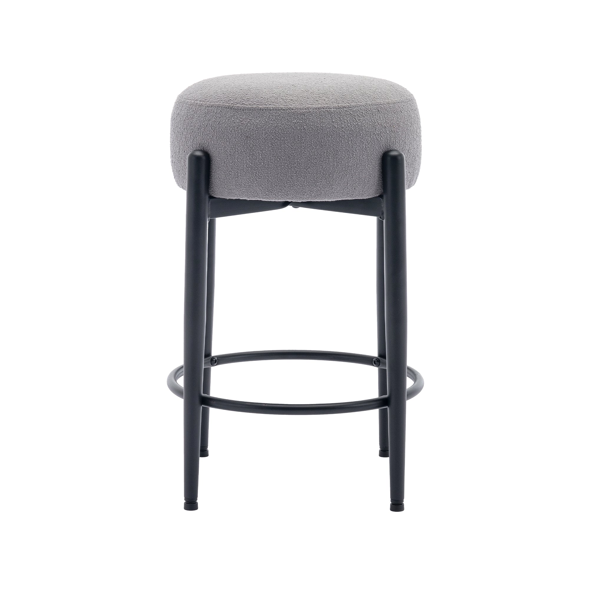 COLAMY Round Backless Seat Bar Stool