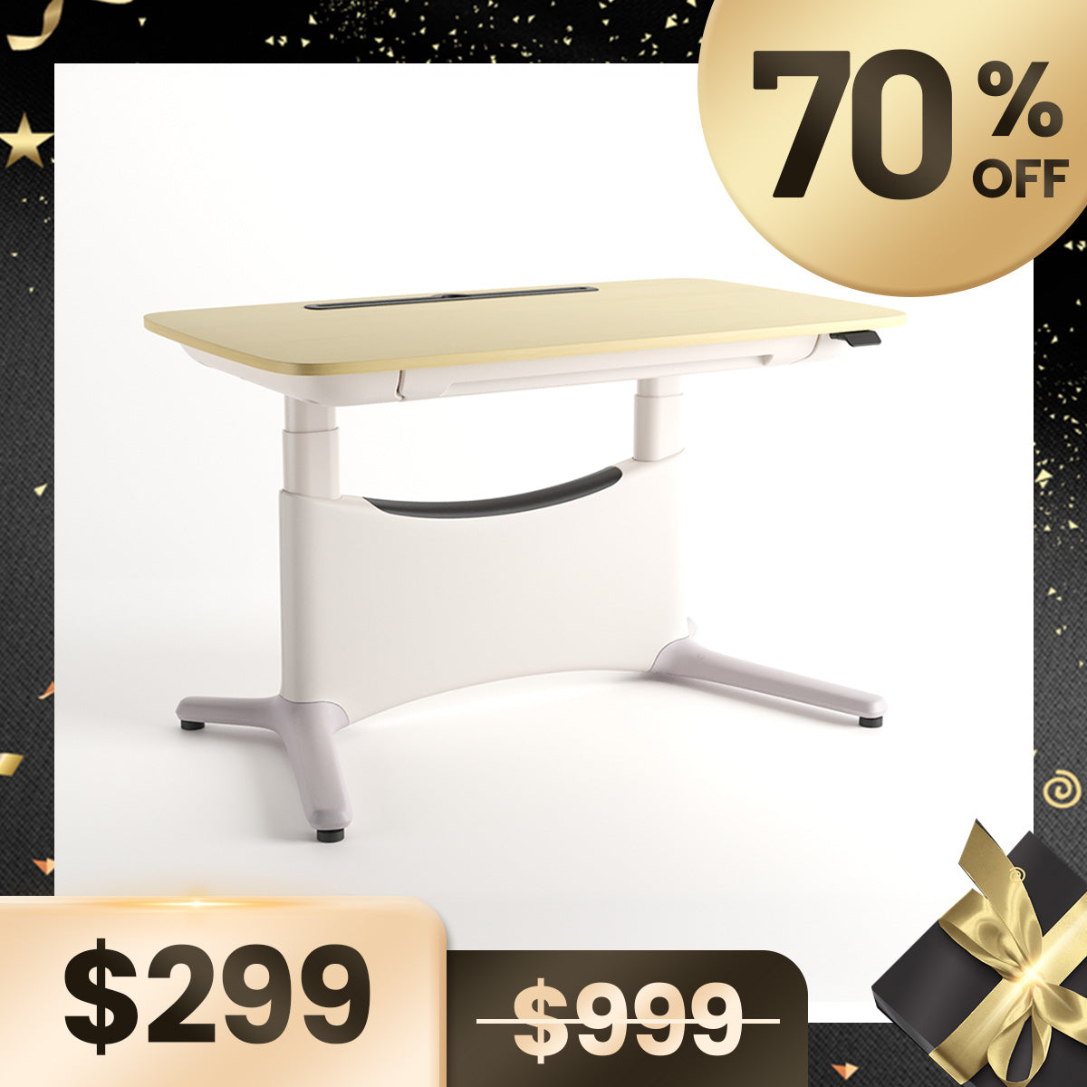 COLAMY LumiDesk All-in-1 Electric Height Adjustable Desk