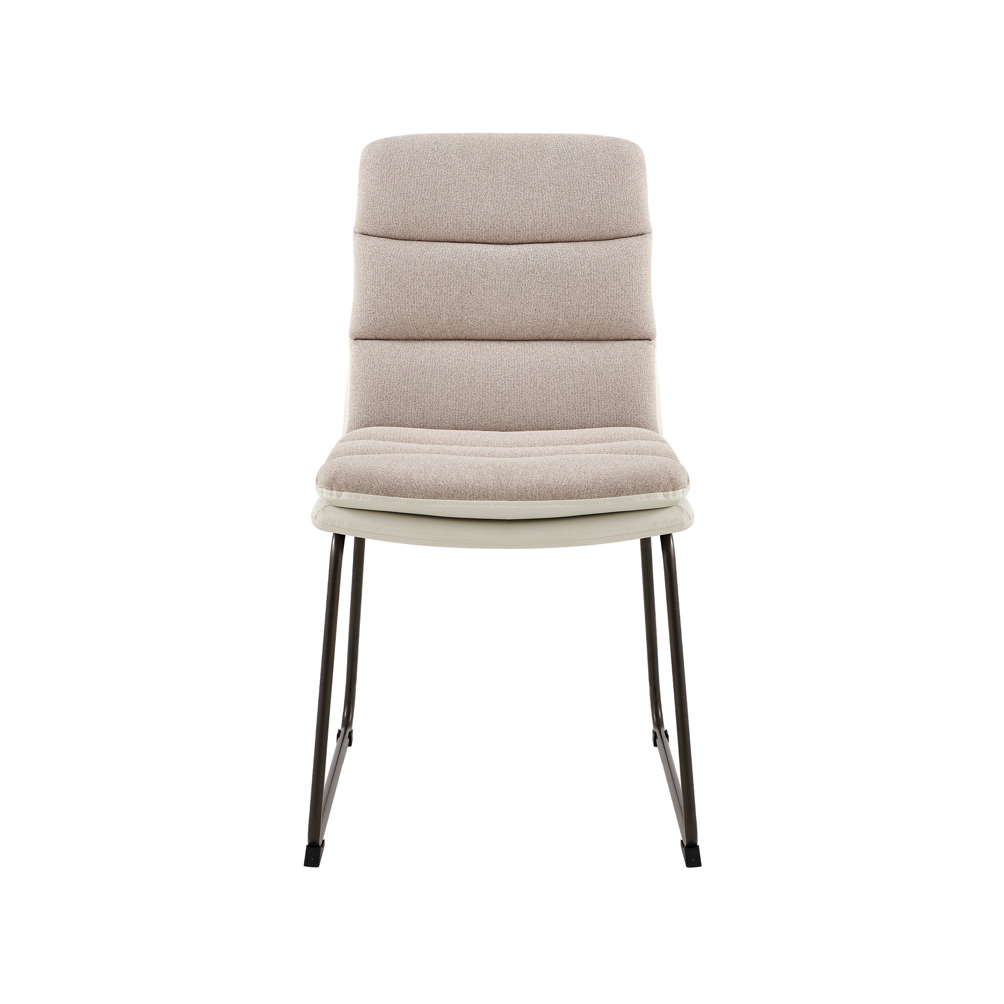 COLAMY Cantilever Waffle Fabric Dining Chair