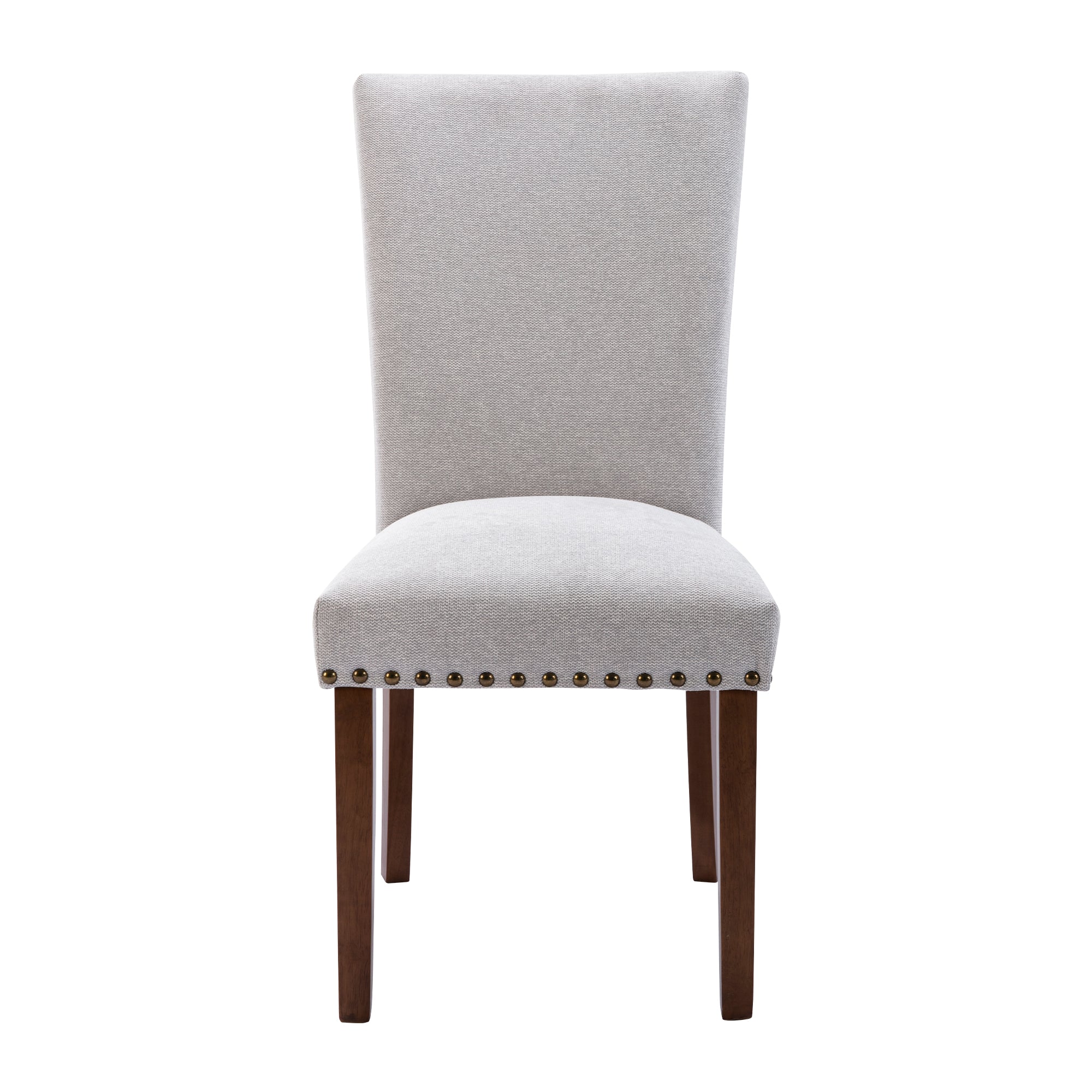 COLAMY Nailhead Trim Parsons Dining Chair