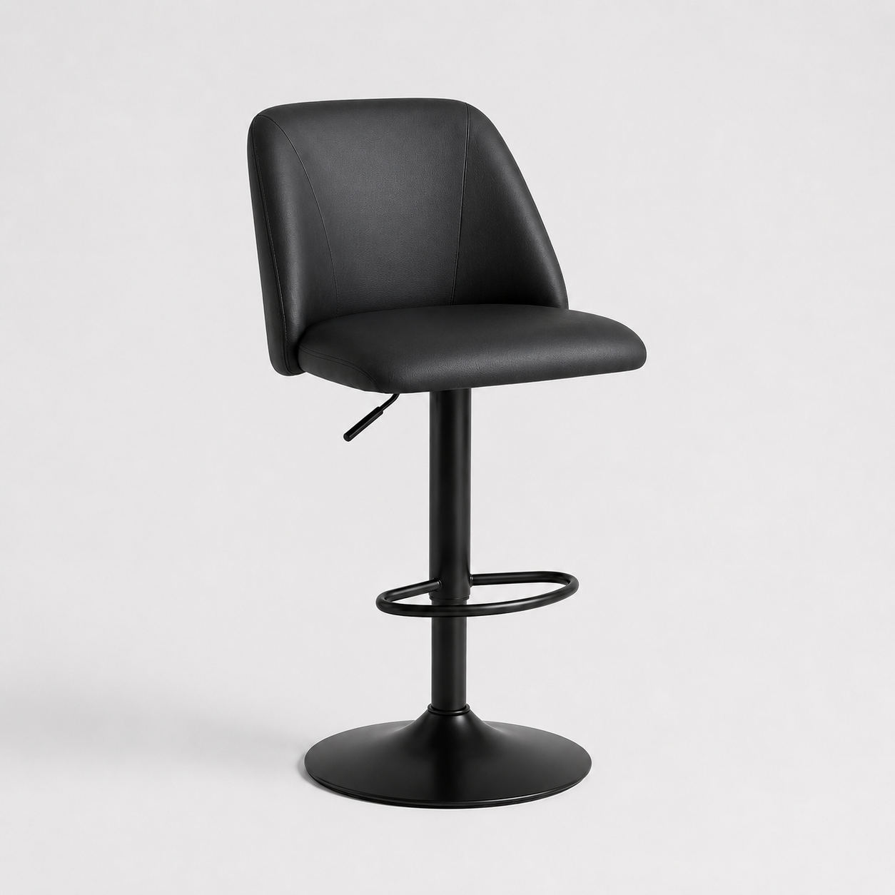 COLAMY Modern Upholstered Adjustable Height Bar Stools