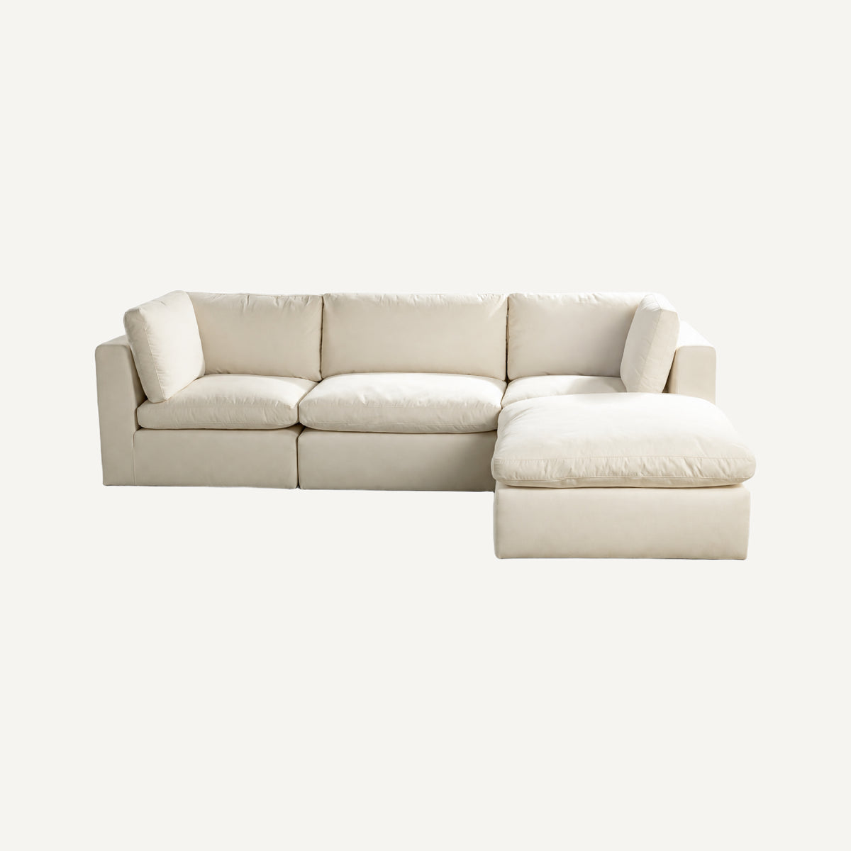 COLAMY AURA Soft Modern Living Cloud-Like Modular Sectional Sofa