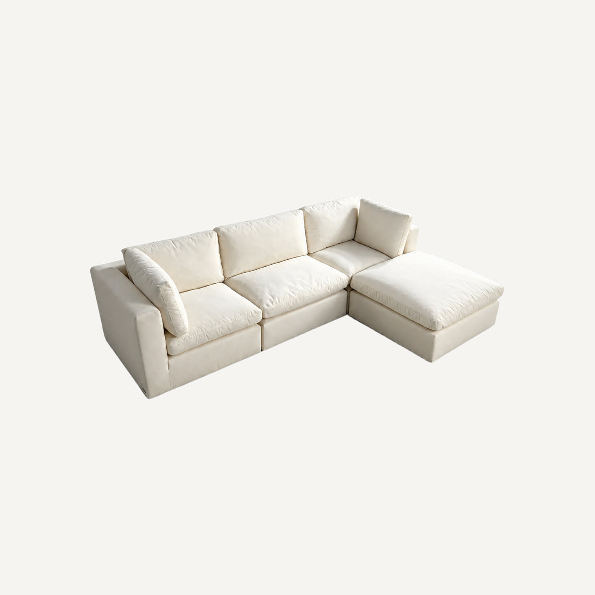 COLAMY AURA Soft Modern Living Cloud-Like Modular Sectional Sofa