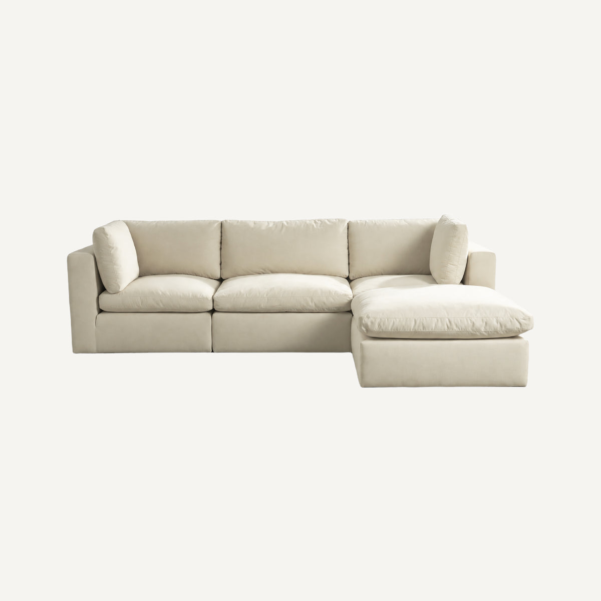 COLAMY AURA Soft Modern Living Cloud-Like Modular Sectional Sofa