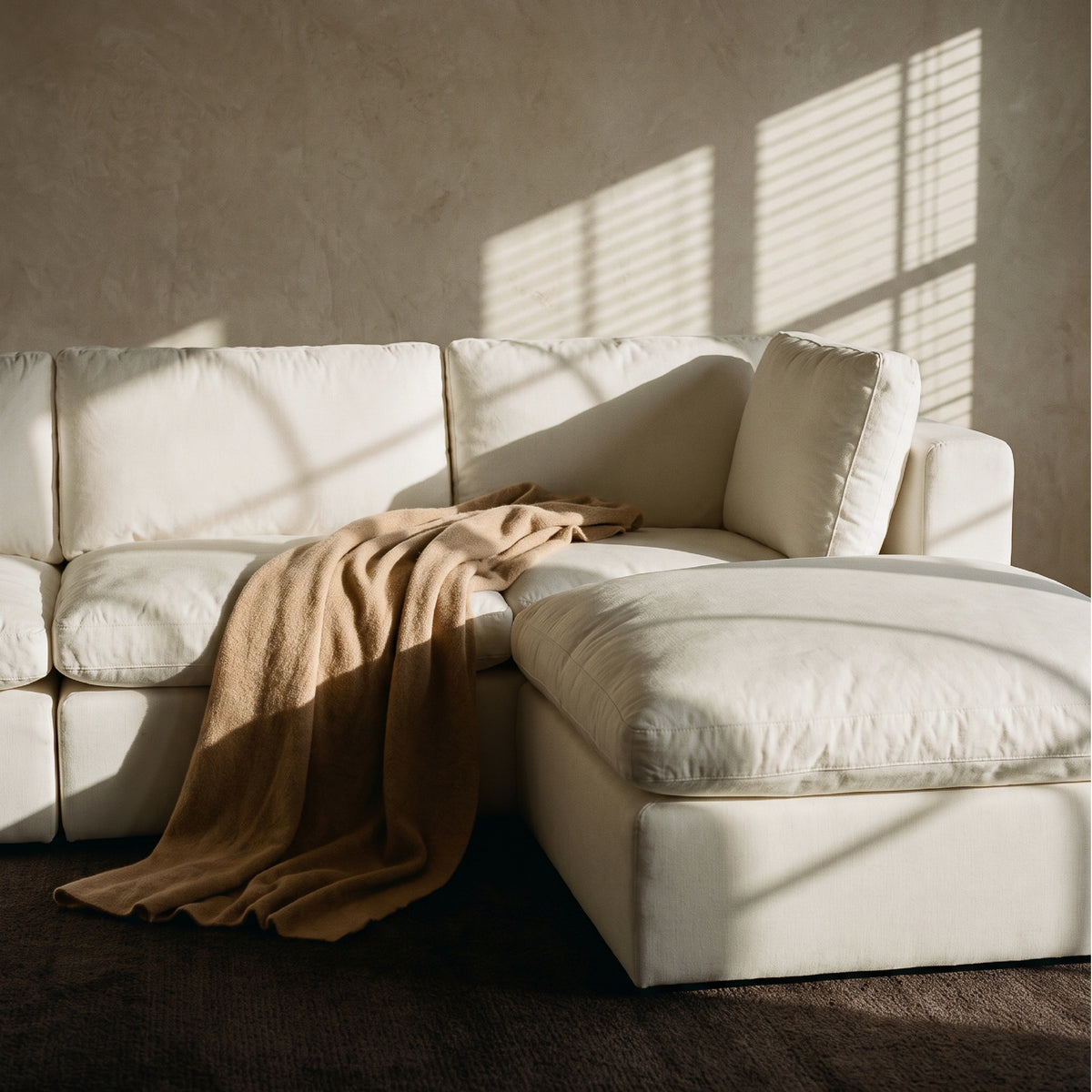 COLAMY AURA Soft Modern Living Cloud-Like Modular Sectional Sofa